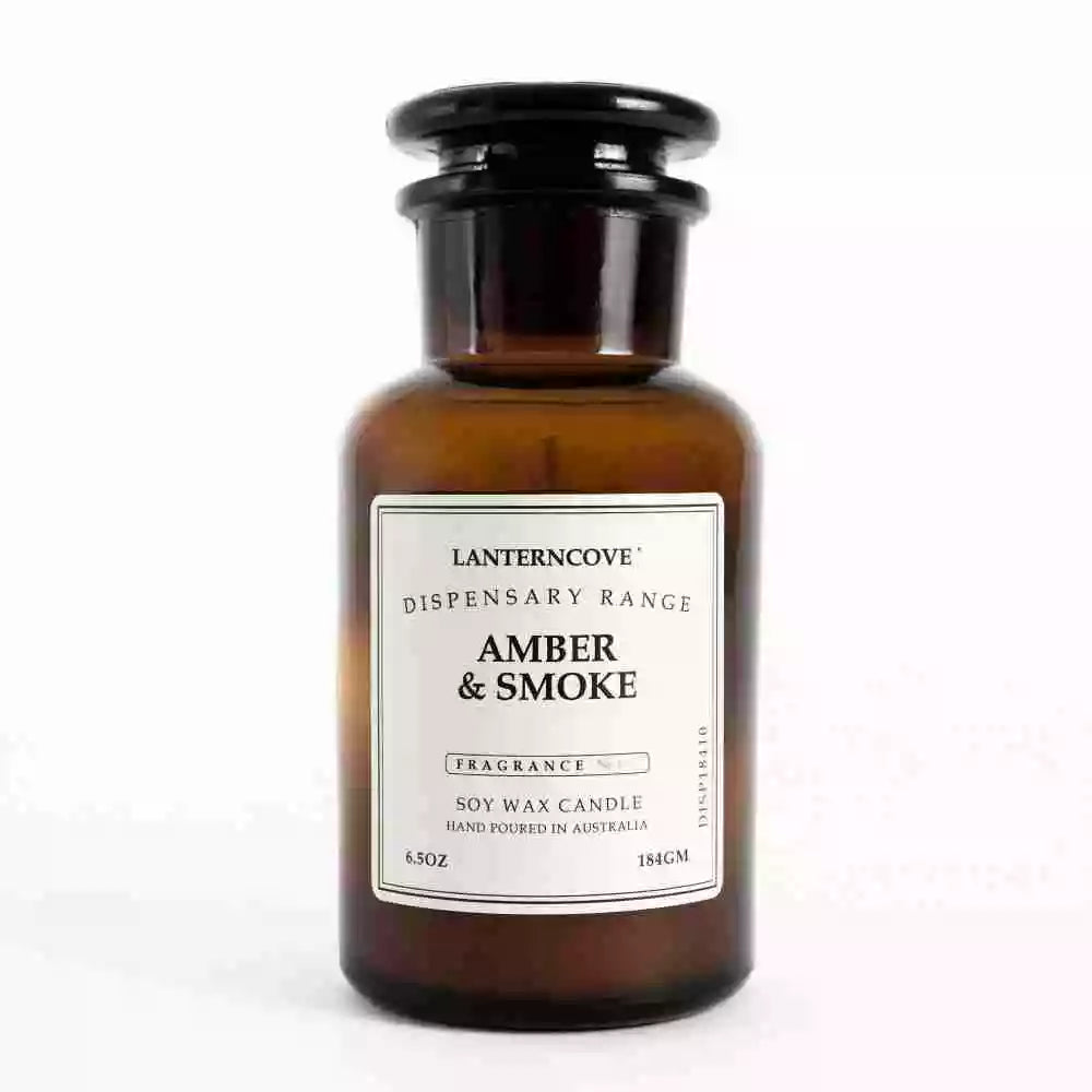 Dispensary Candle Small Amber & Smoke