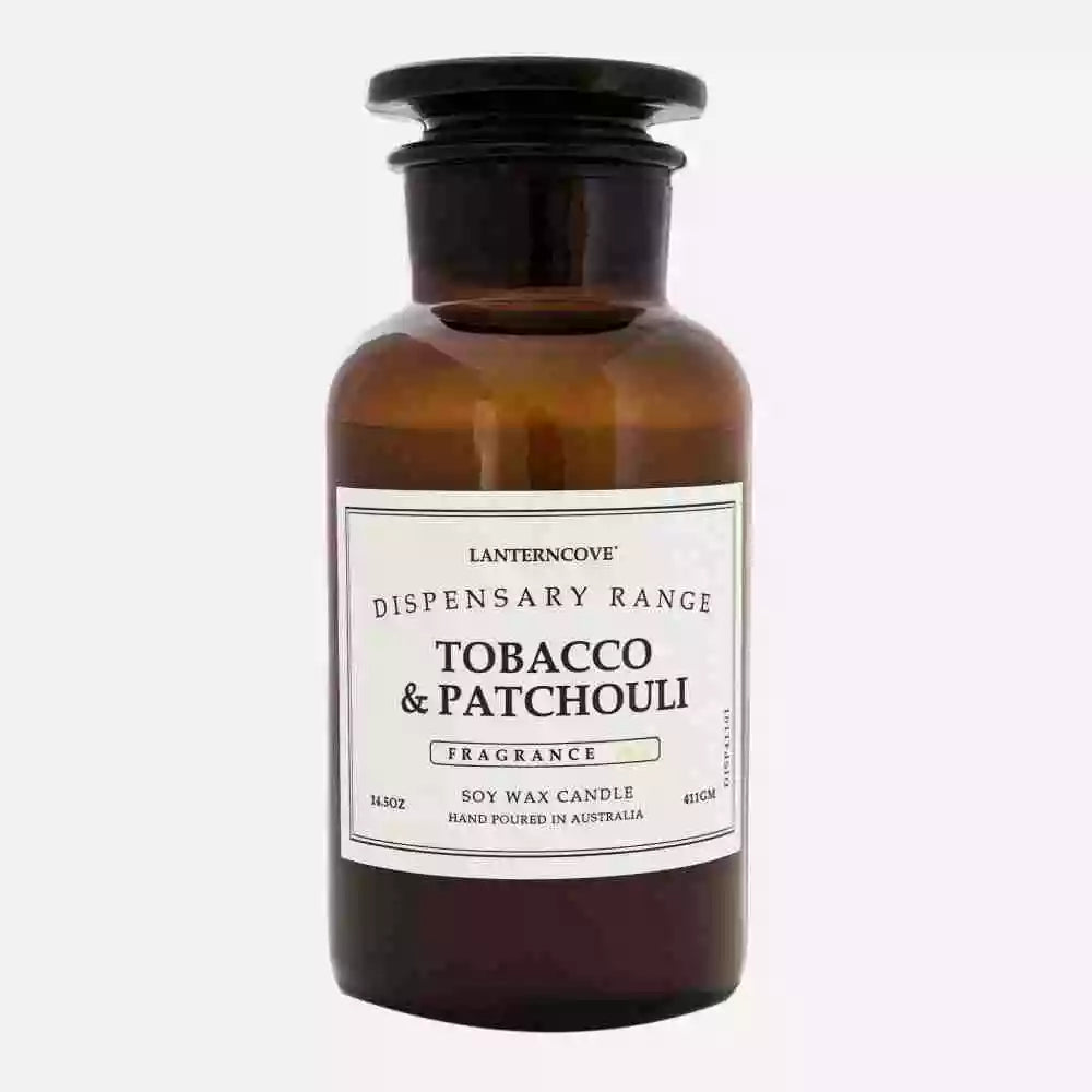Dispensary Candle Large Tobacco & Patchouli