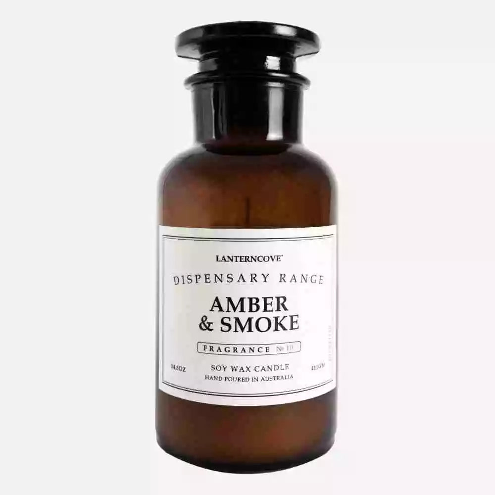 Dispensary Candle Large Amber & Smoke