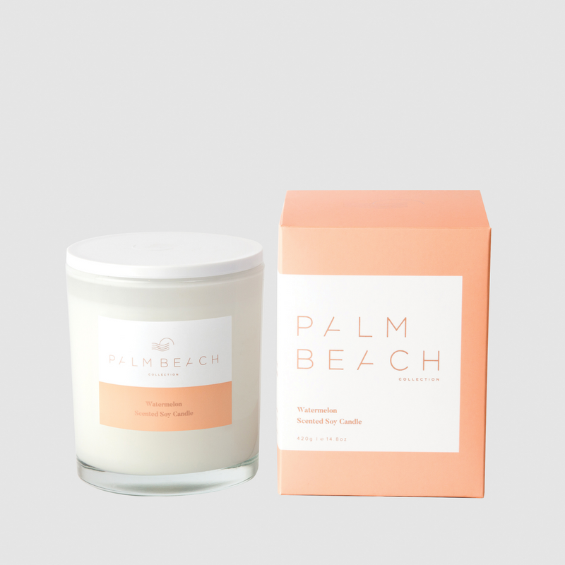 Palm Beach Candle Watermelon 420g – Home Fragrance from BJs Furniture Horsham