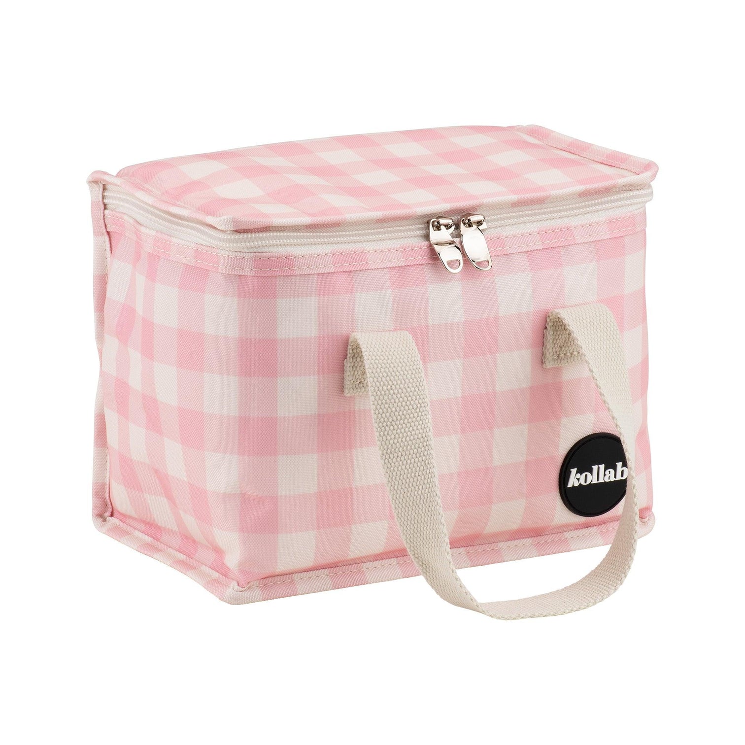 Kollab Holiday Lunch Box Candy Pink Check – Accessories from BJs Furniture Horsham